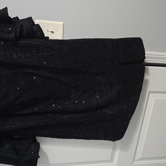 Ashley Stewart black sequence dress size 26w. Worn once - Picture 2 of 6